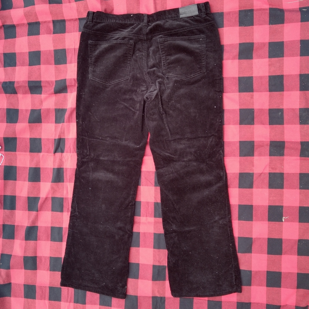 Chaps Ladies' black corduroys